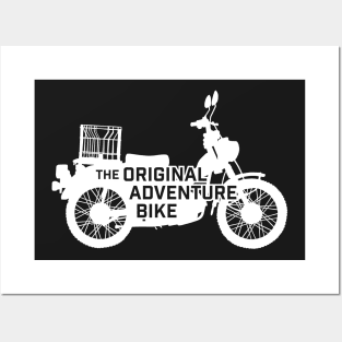 The Original Adventure Bike (White) Posters and Art